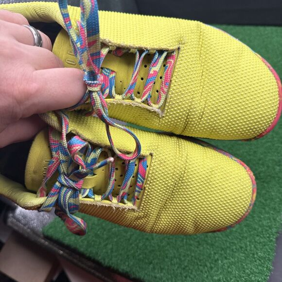 Nobull Trainer Low Rise Women Size 9.5/ Men’s 8 Neon Lime Swirl - Picture 12 of 14